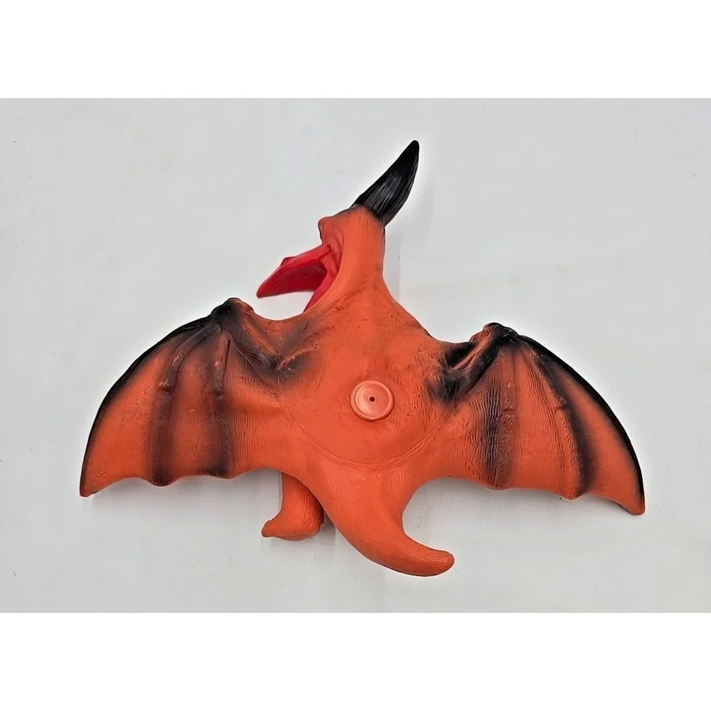 Dinosaur Triceratops Brontosaurus Pterodactyl Soft Rubber Toy Figures Lot‎